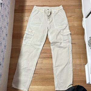 Beige Cargo Pants from American Eagle